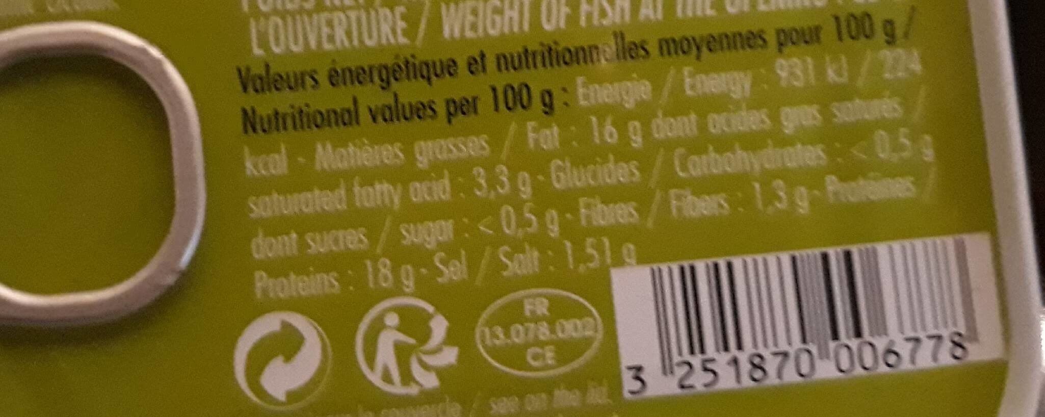 La Bonne Mer Sardines à la Tapenade packshot