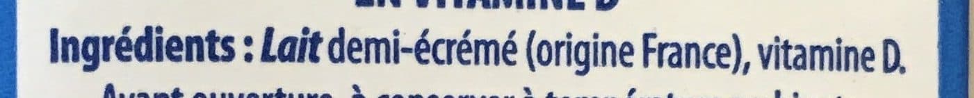 Lactel Professionnel Lait demi-écrémé packshot