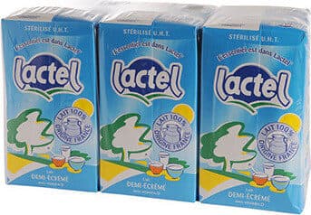 Lactel Lait Demi-écrémé Lactel, 6x1l packshot