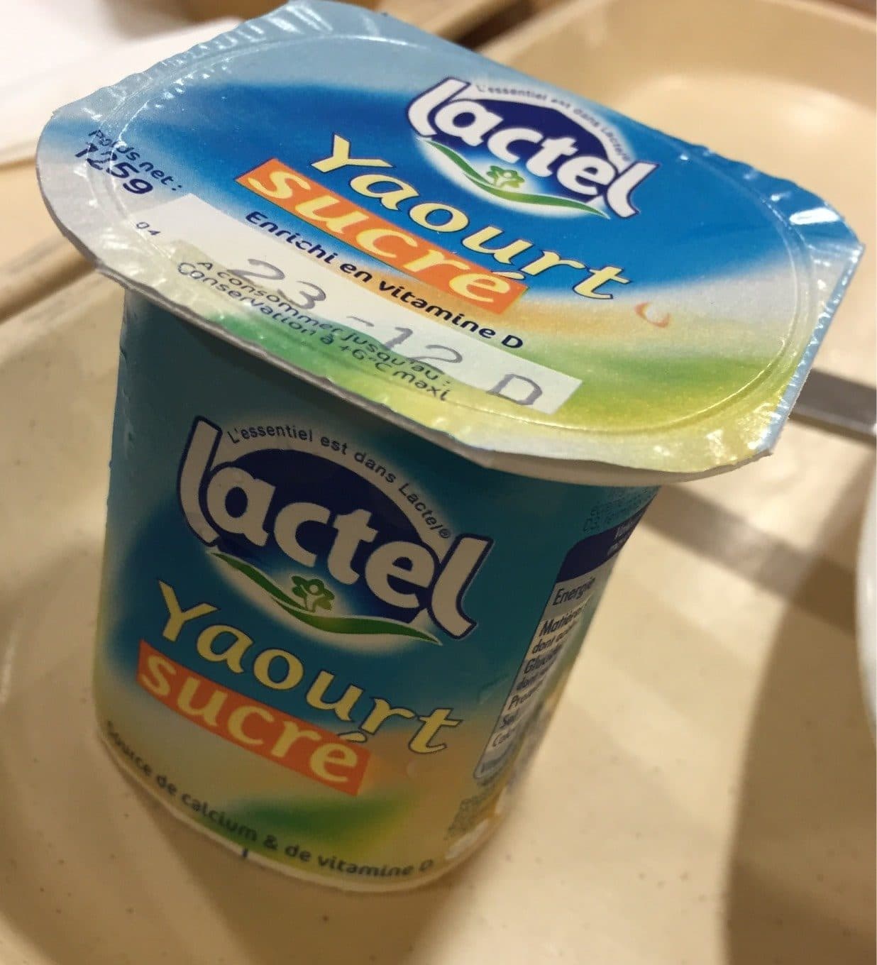 Lactel Yaourt Sucré packshot