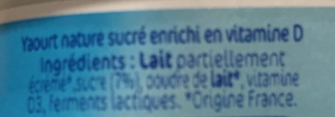 Lactel Yaourt Sucré packshot