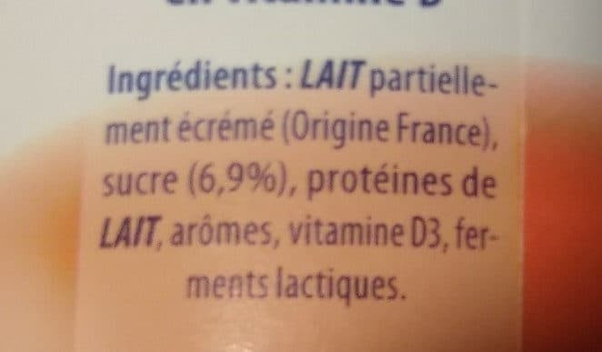 lactel Yaourt saveur pêche packshot