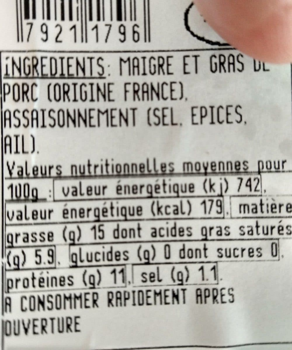 Open Food Facts Doyen, Grillon Charentais packshot