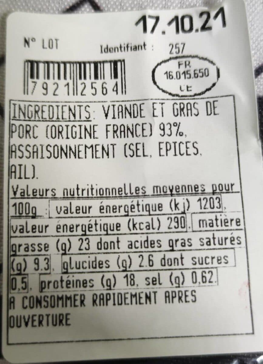 Open Food Facts Doyen, Grillon Charentais packshot