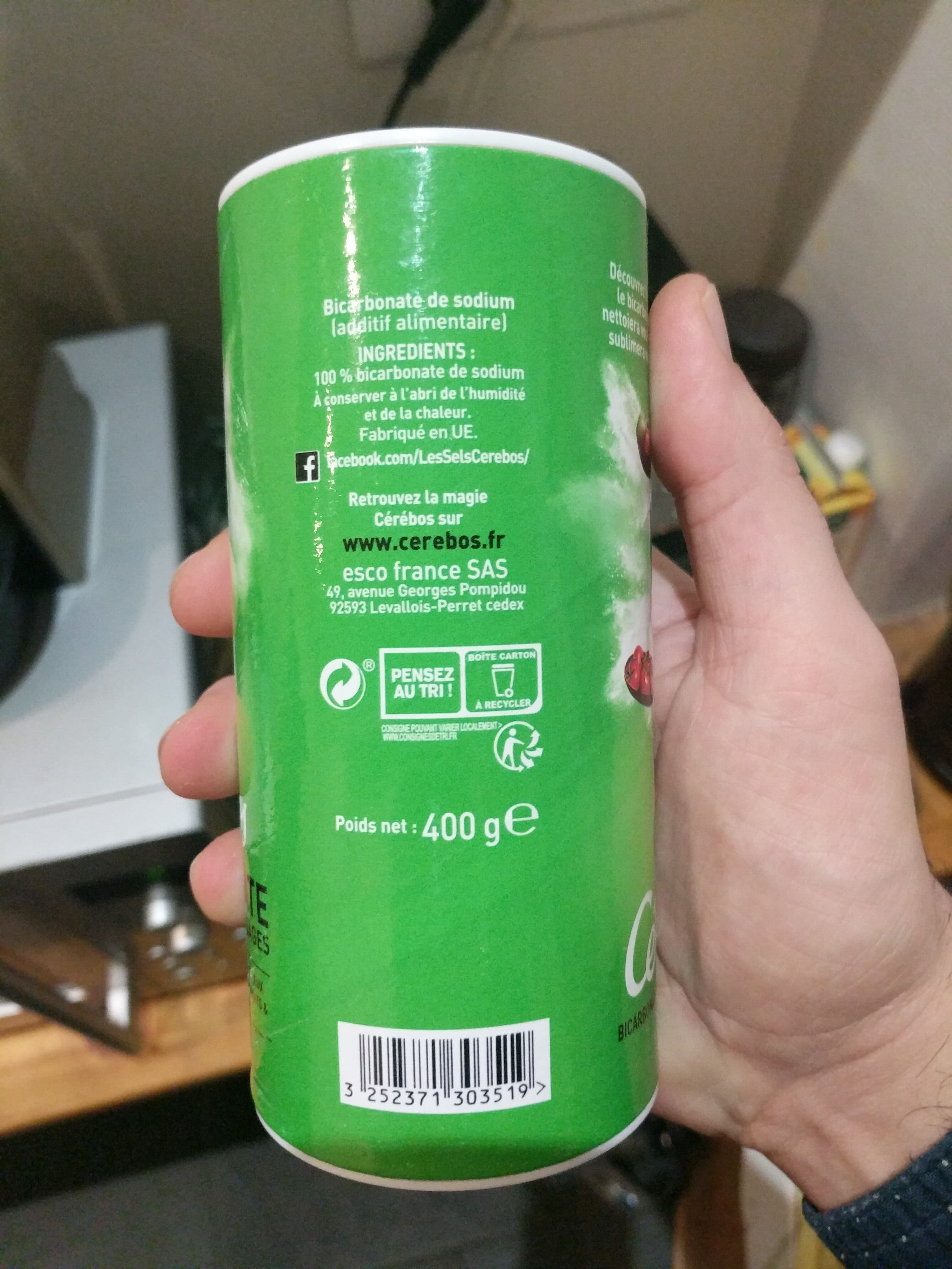 Cerebos Bicarbonate alimentaire packshot