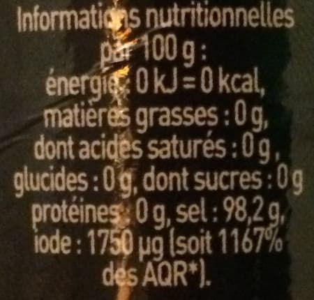 Cérébos Sel fin iodé packshot