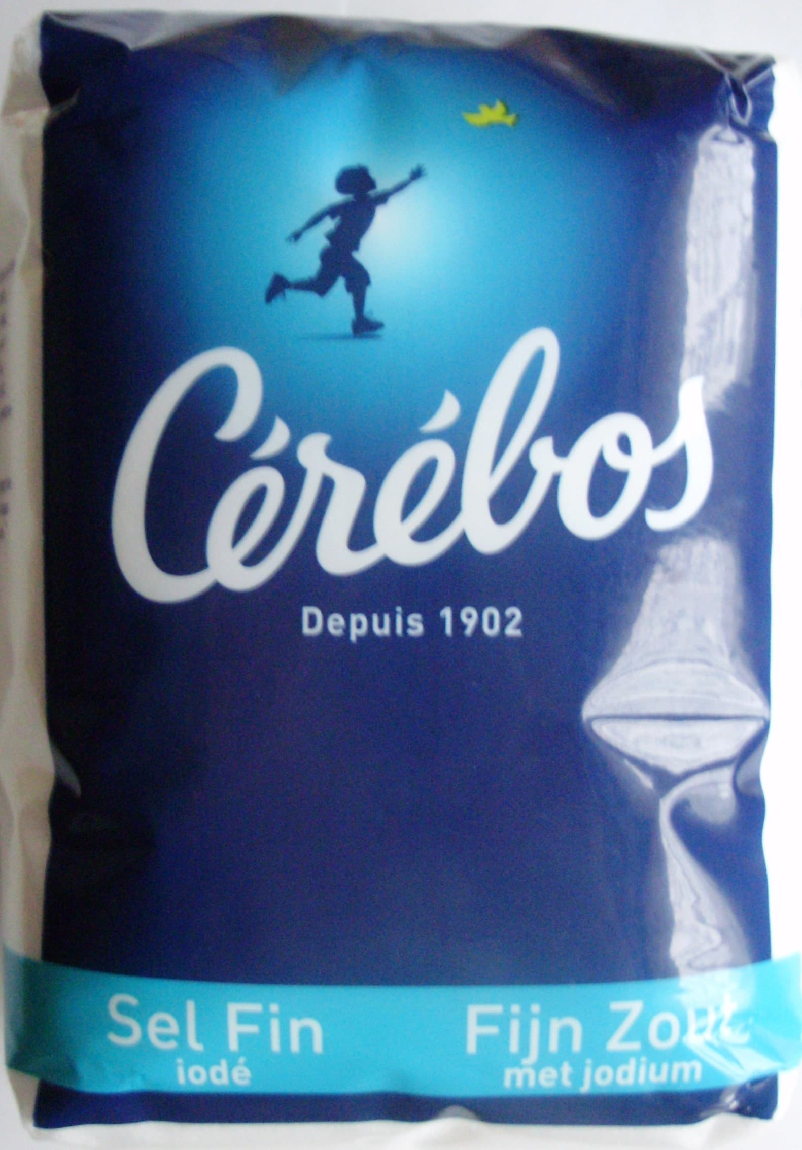 Cérébos Sel Fin iodé packshot