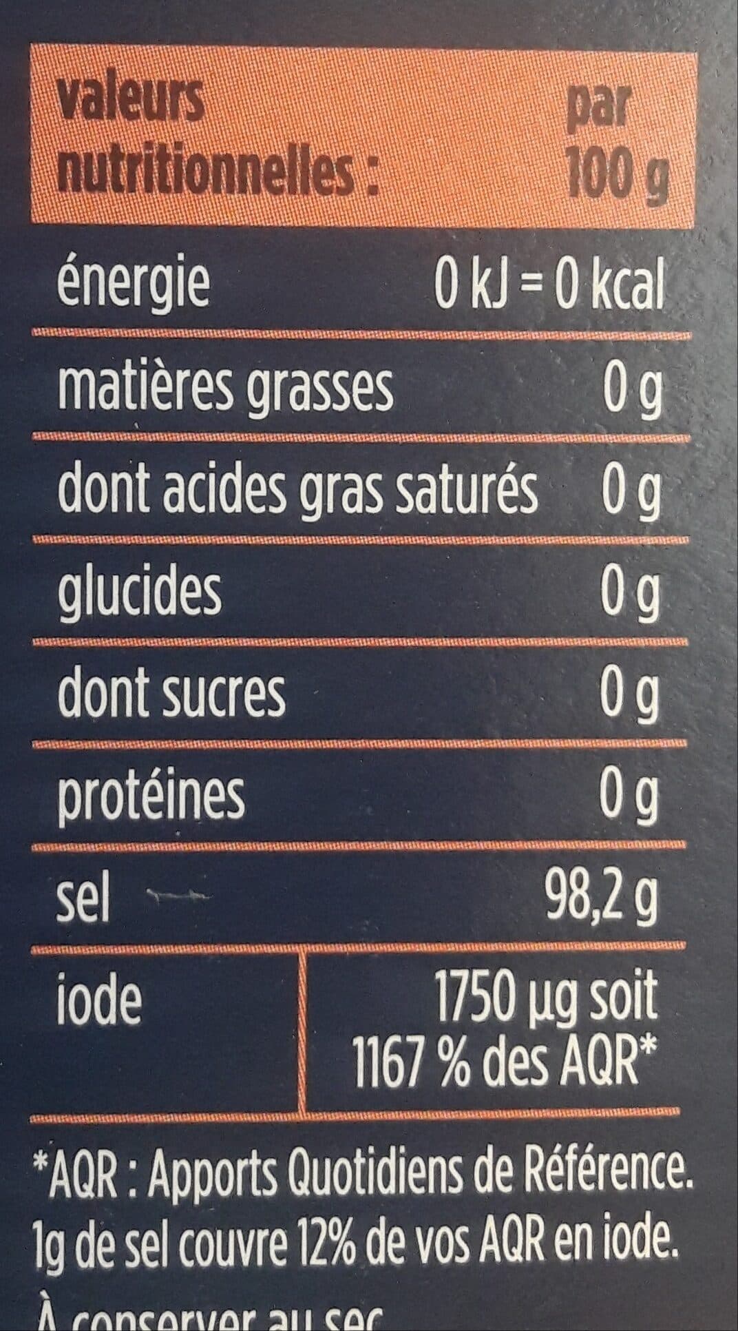 Cérébos Gros sel iodé packshot
