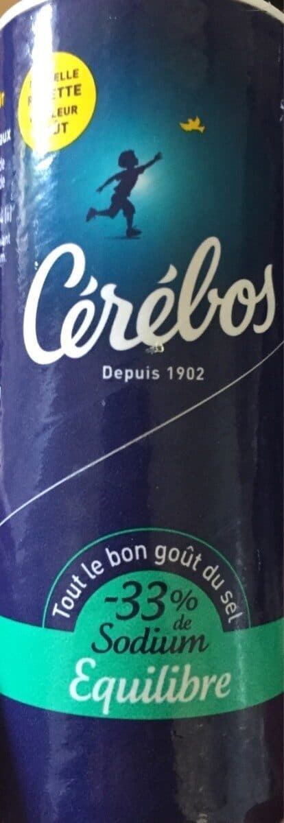 Cérébos Sel équilibre -33% de sodium packshot
