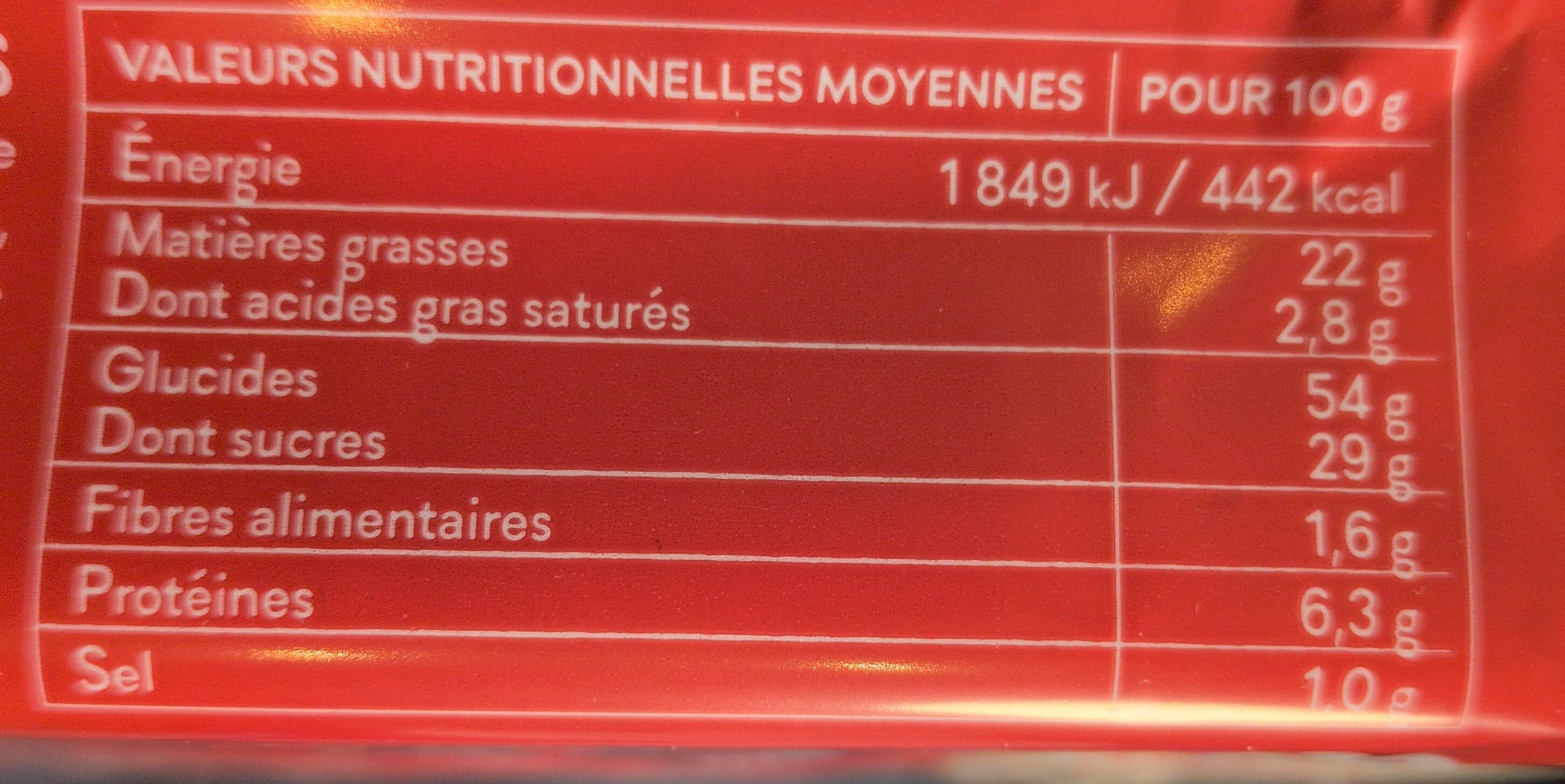 Le Ster Madeleines Longues Marbrées chocolat packshot