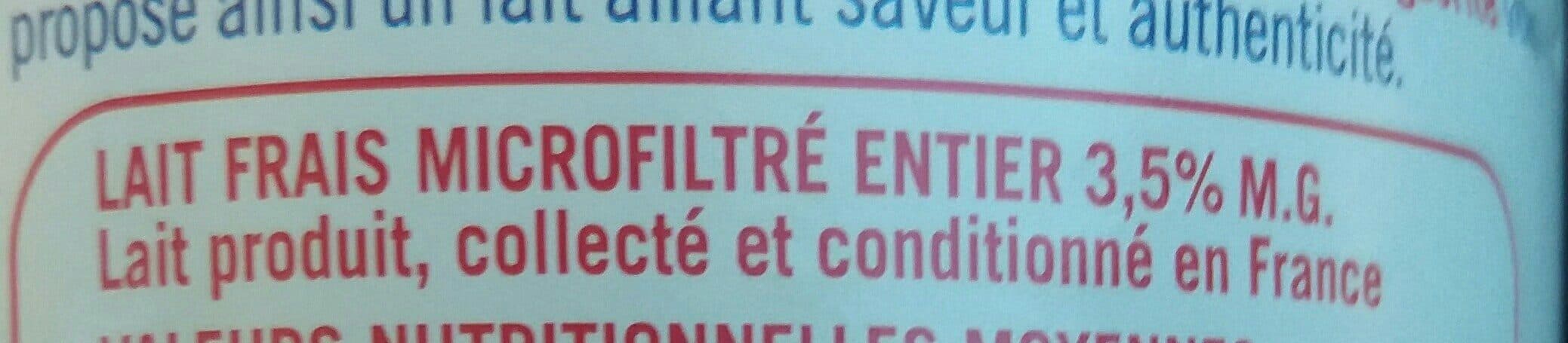 Marguerite Lait frais microfiltré packshot