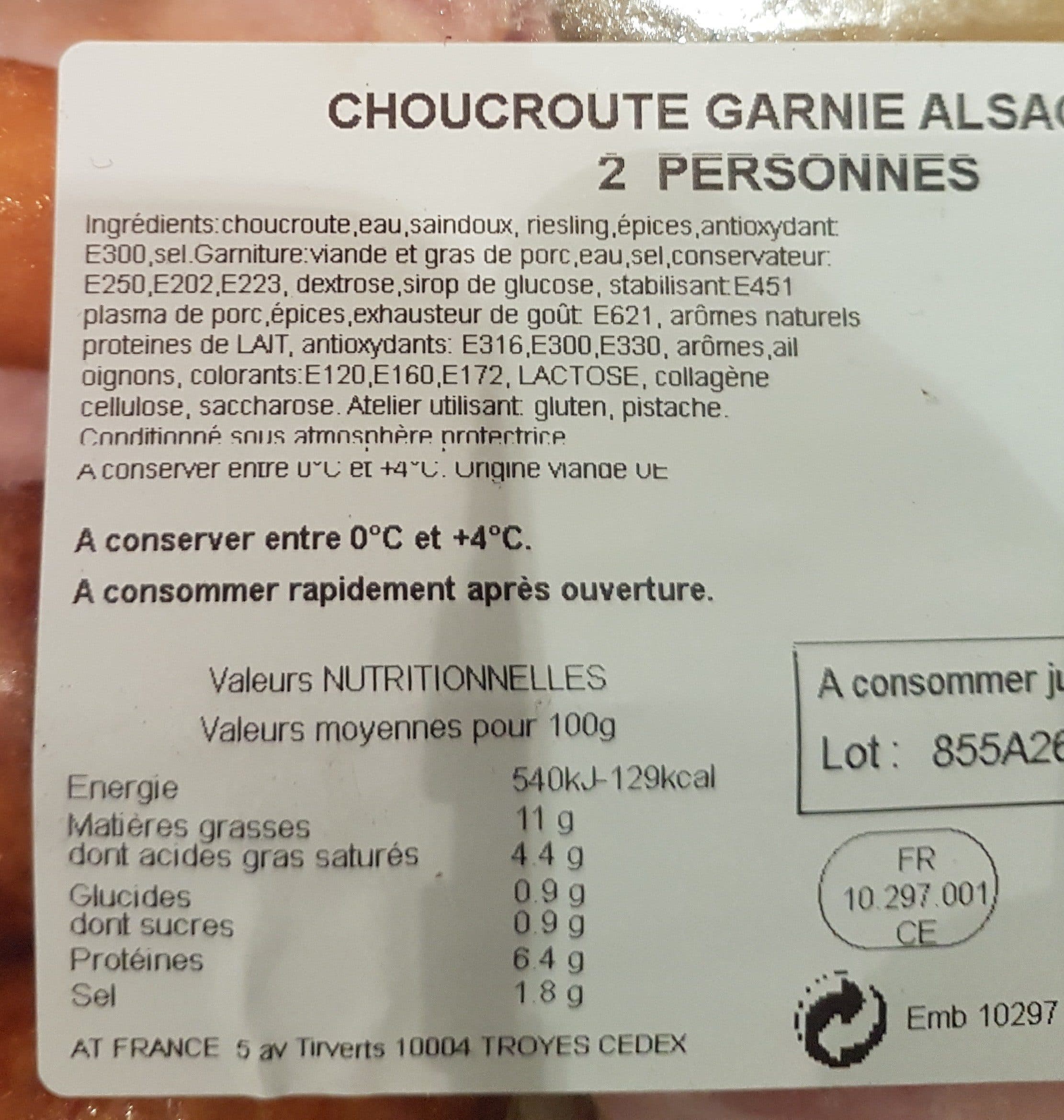 Casino Choucroute garnie packshot