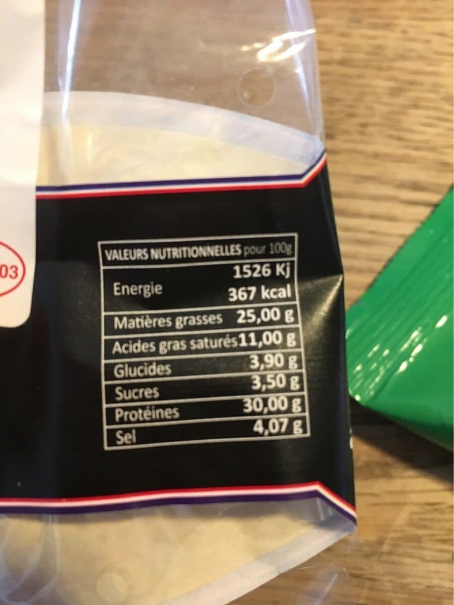 Open Food Facts Saucisson sec packshot