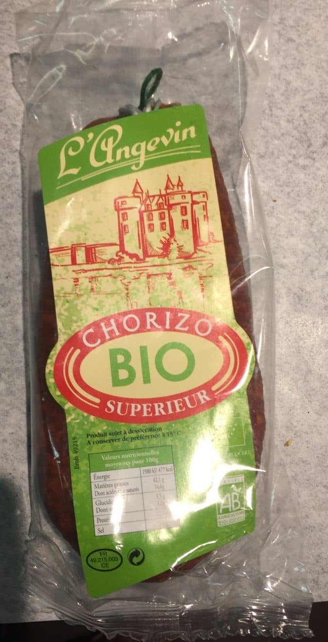 L’angevin Chorizo superieur packshot