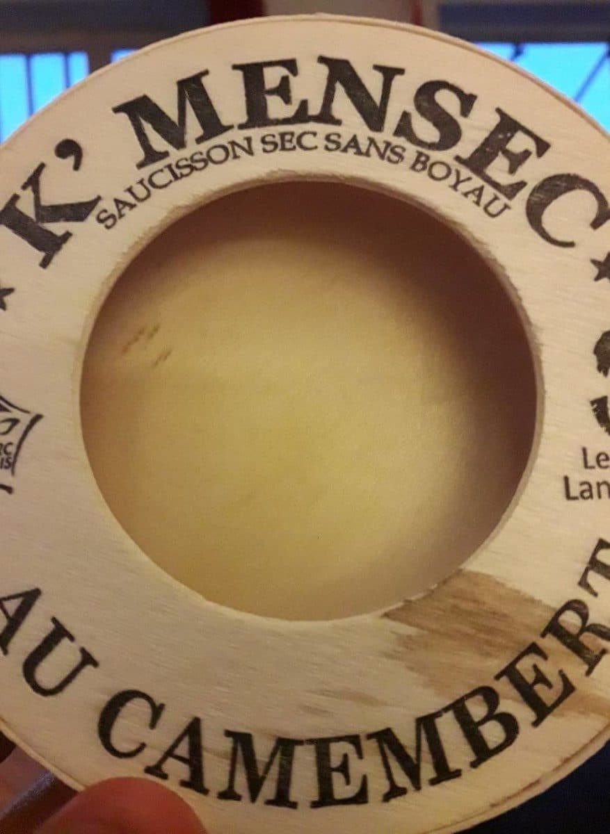 Le petit Landréen K mensec au camembert pur porc packshot