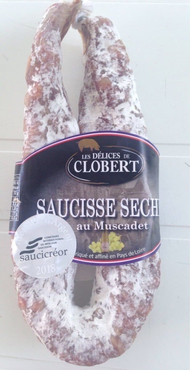 Open Food Facts Saucisse sèche au muscadet packshot