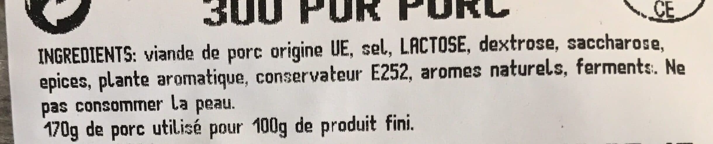 Saucisson M La Rosette Lyonnaise Pur Porc packshot