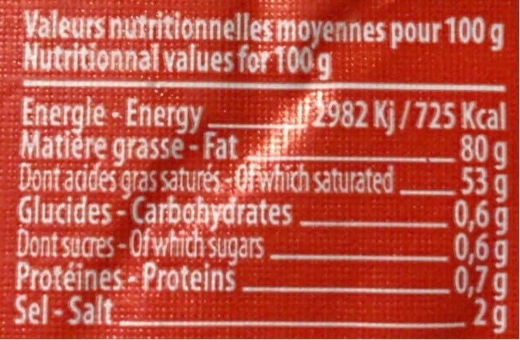 Le Gall Beurre de baratte fabrication à l'ancienne demi-sel packshot