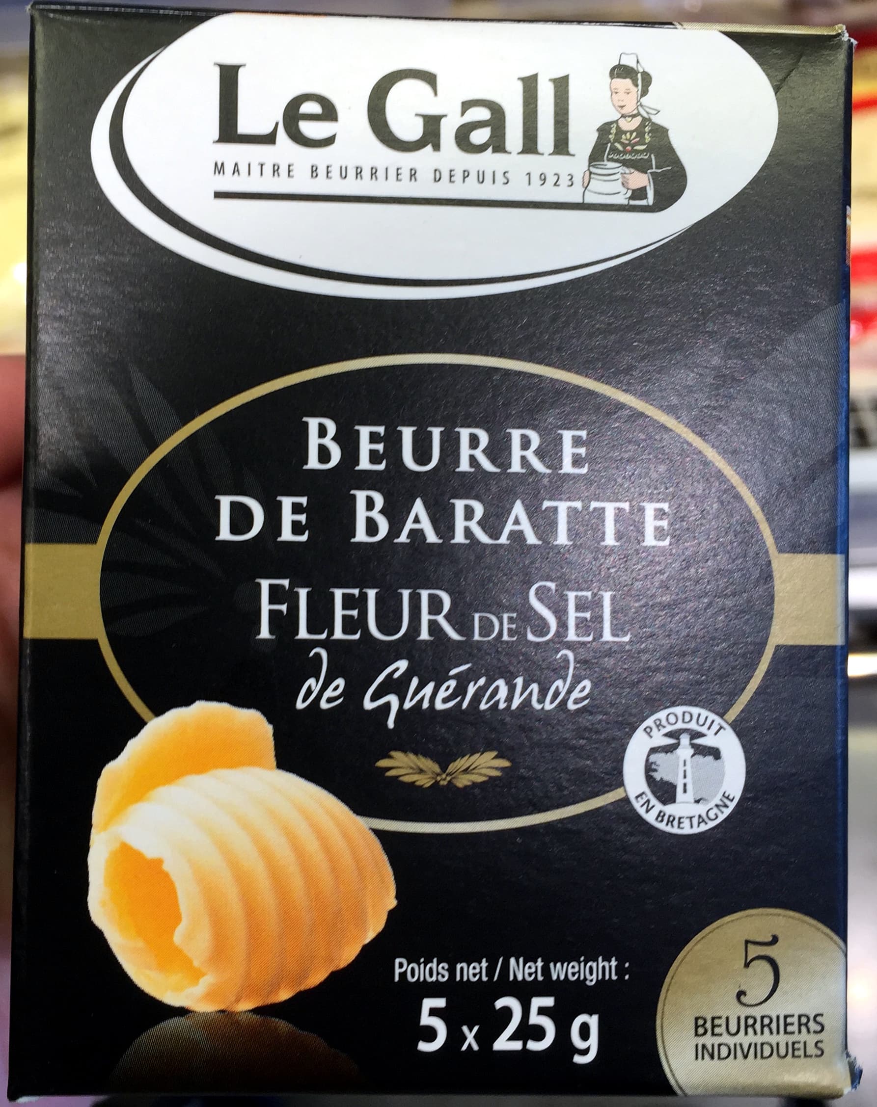 Le Gall Beurre de Baratte Fleur de Sel de Guérande packshot