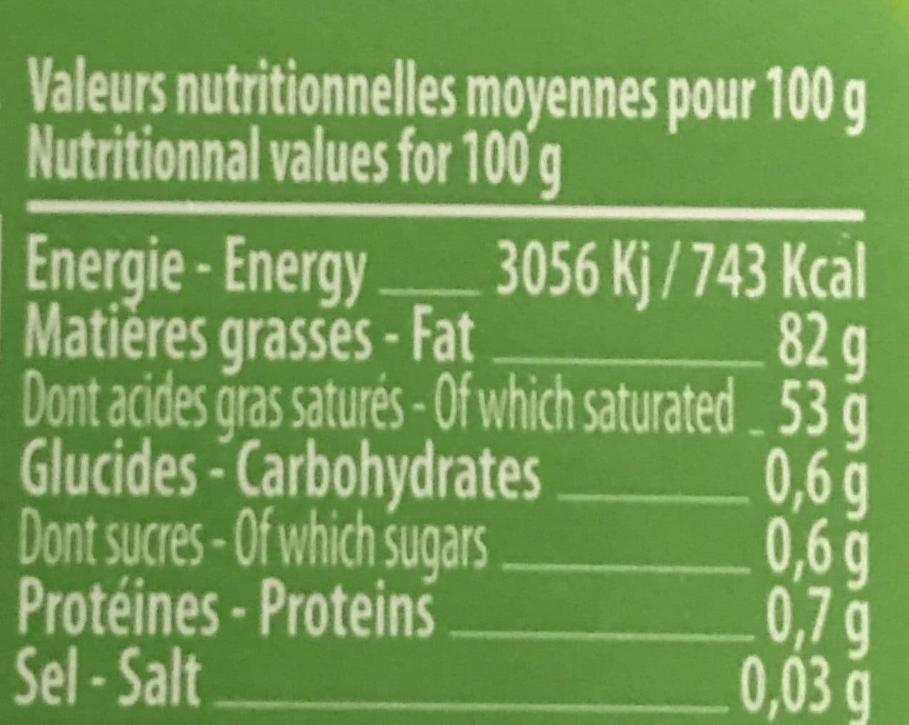 Le Gall Beurre de baratte biologique Doux packshot