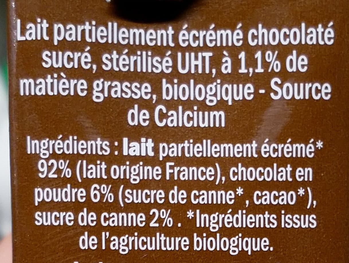 Grandeur nature Lait Chocolaté bio et équitable packshot