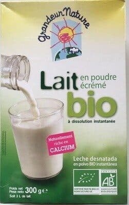 Grandeur Nature Lait en poudre écrémé bio packshot