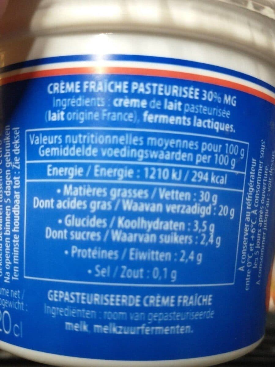Le Gall Crème fraîche de bretagne épaisse - 30 % MG packshot