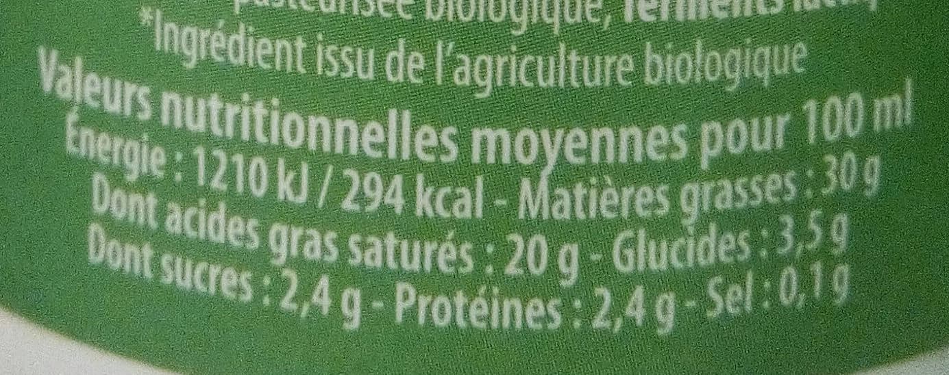Le Gall Crème fleurette bio packshot