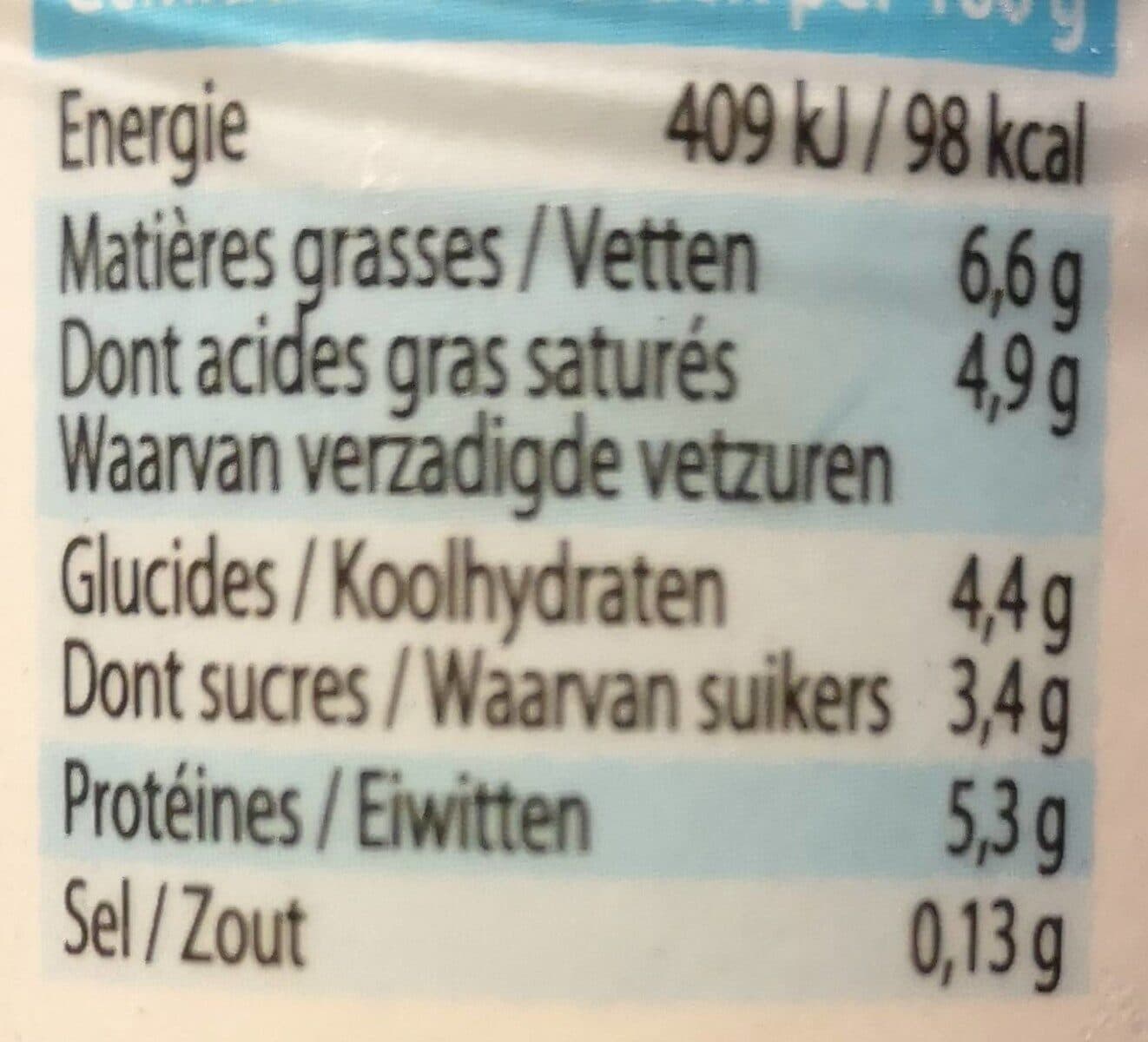 Grandeur Nature Caillé au lait de brebis Bio nature packshot