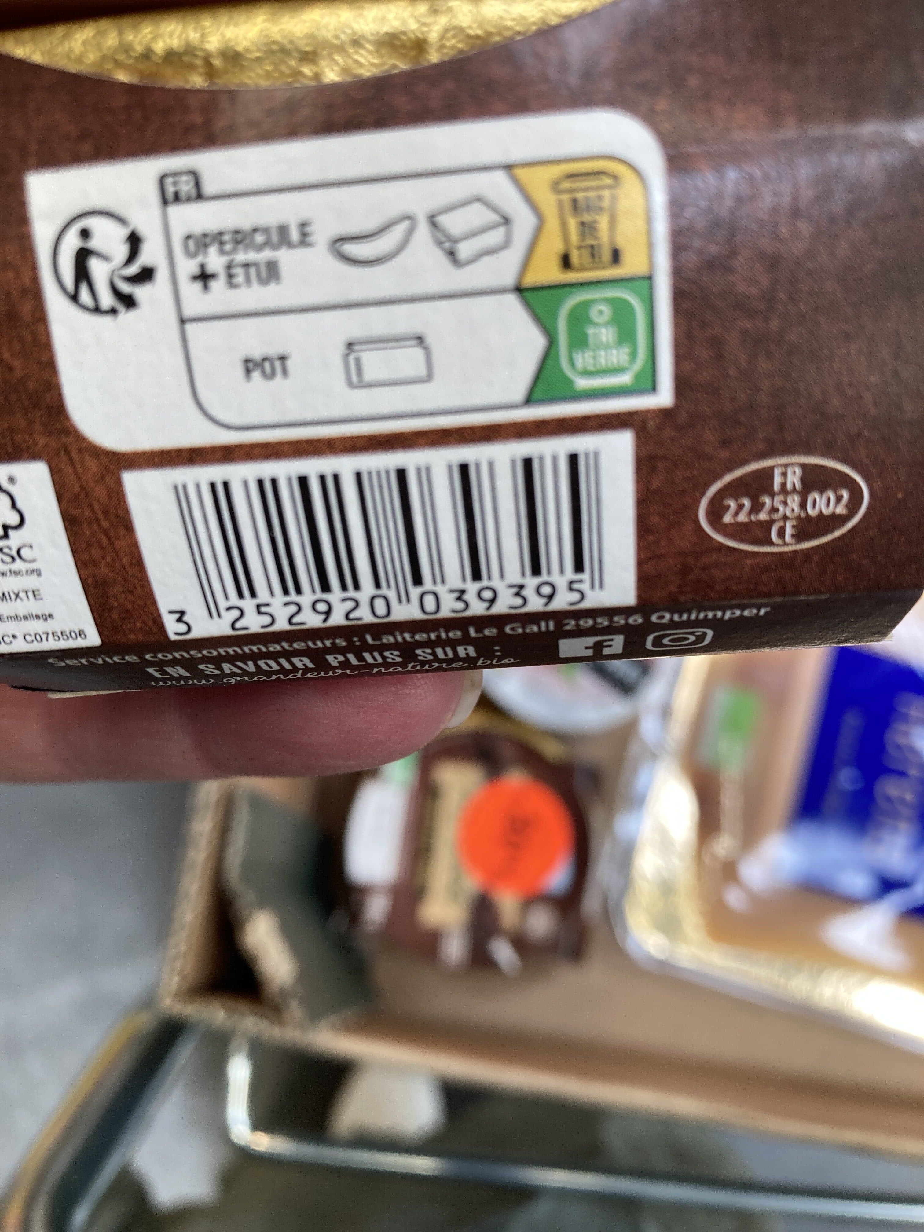 Grandeur Nature Mousse au chocolat noir packshot