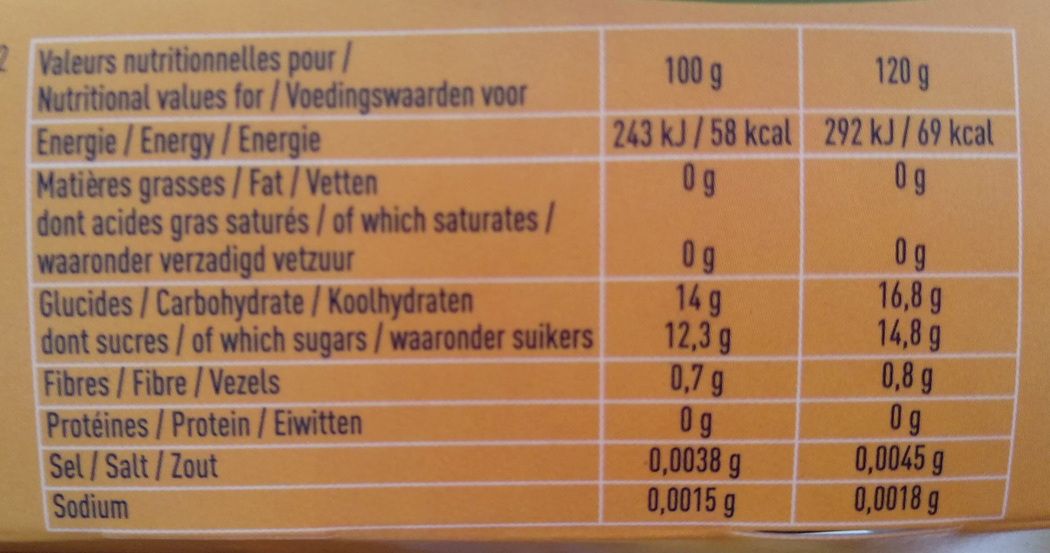 Grandeur nature Grandeur Nature - Pommes vanille packshot