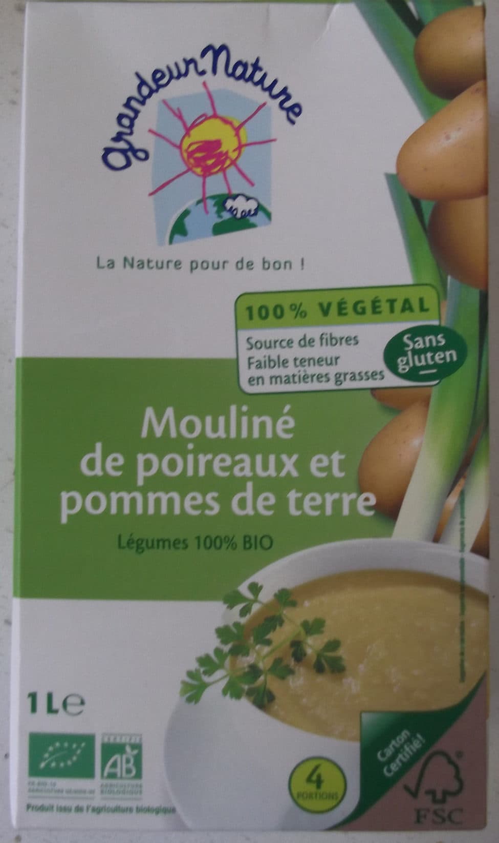 Grandeur Nature Mouline Poireau Et Pomme De Terre packshot