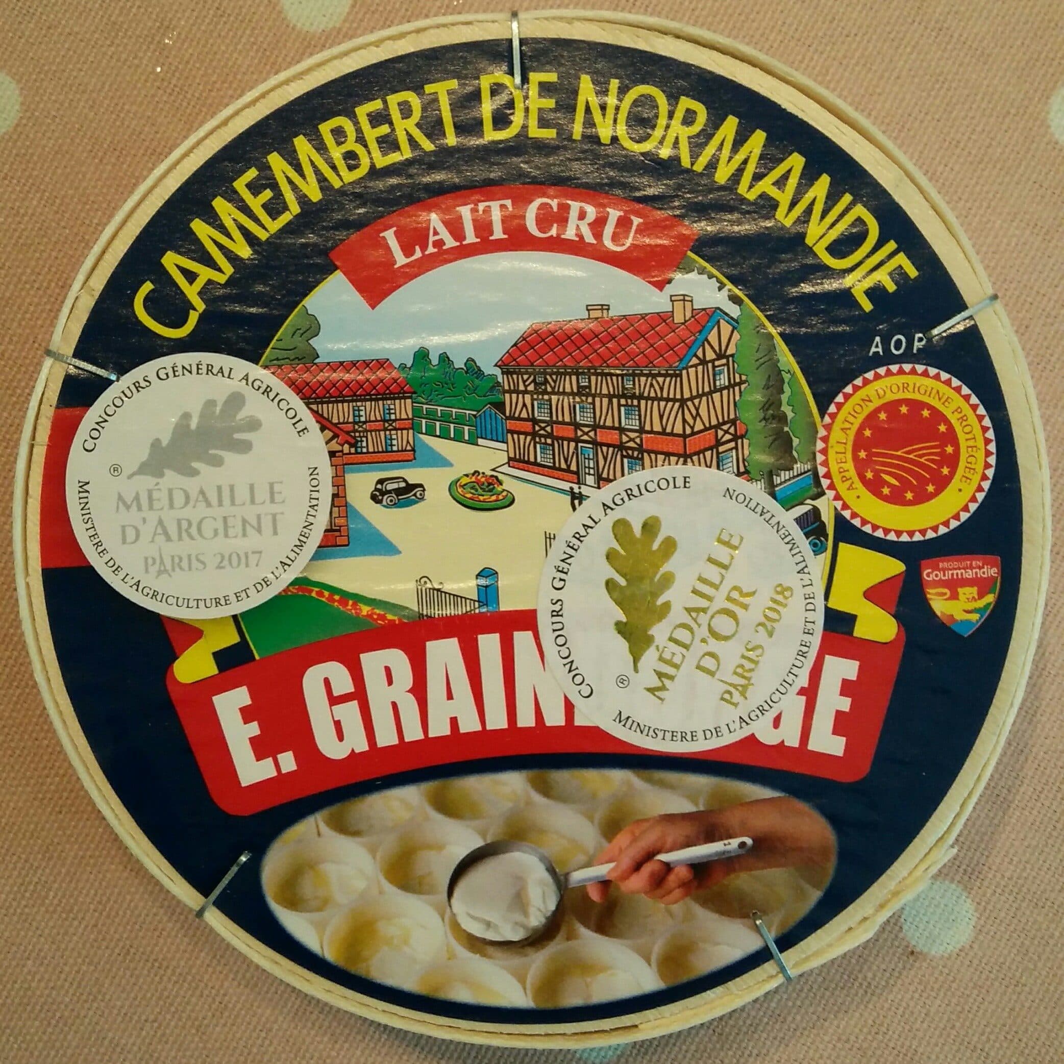 E. Graindorge Camembert de Normandie AOP packshot