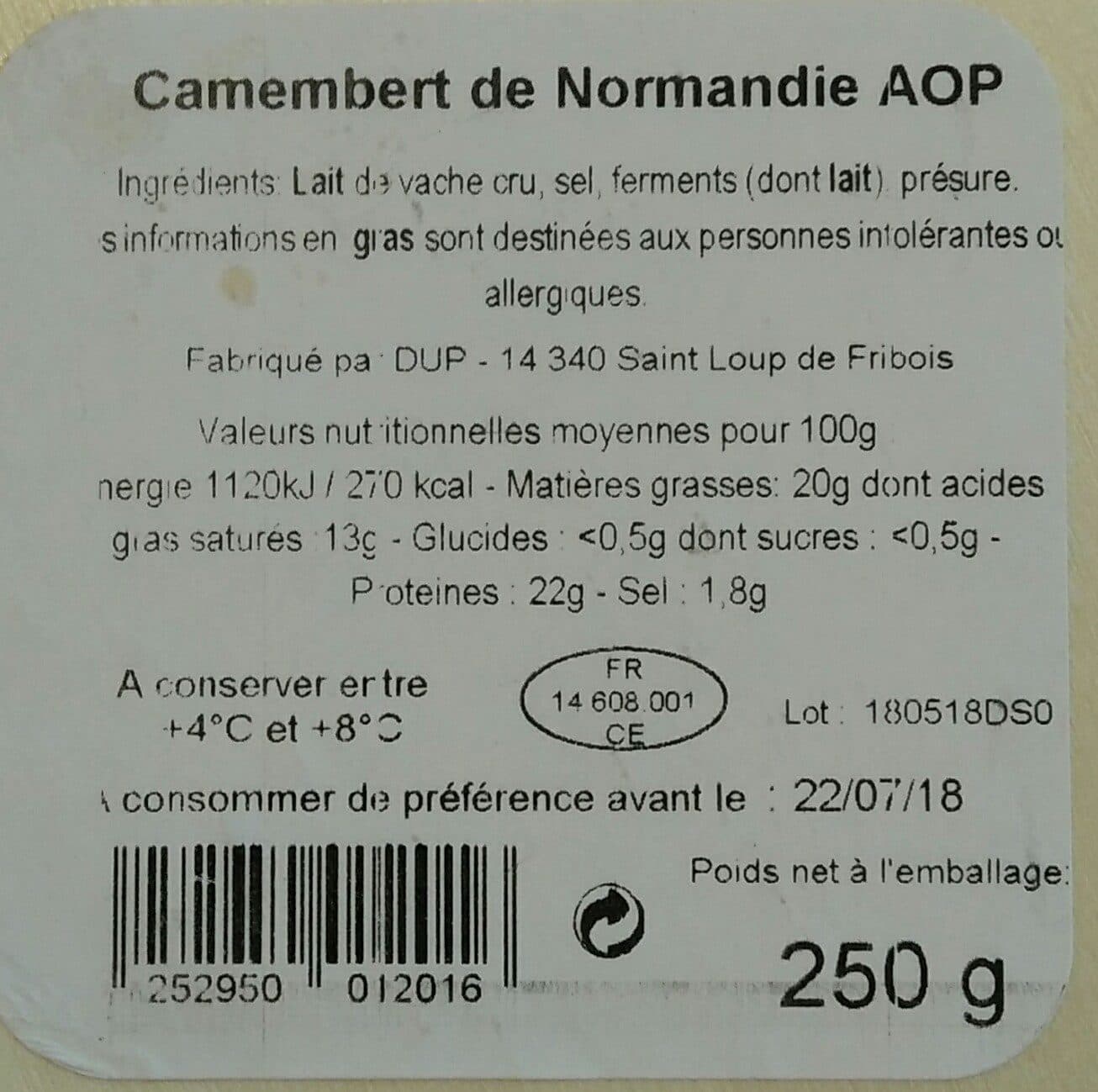 E. Graindorge Camembert de Normandie AOP packshot