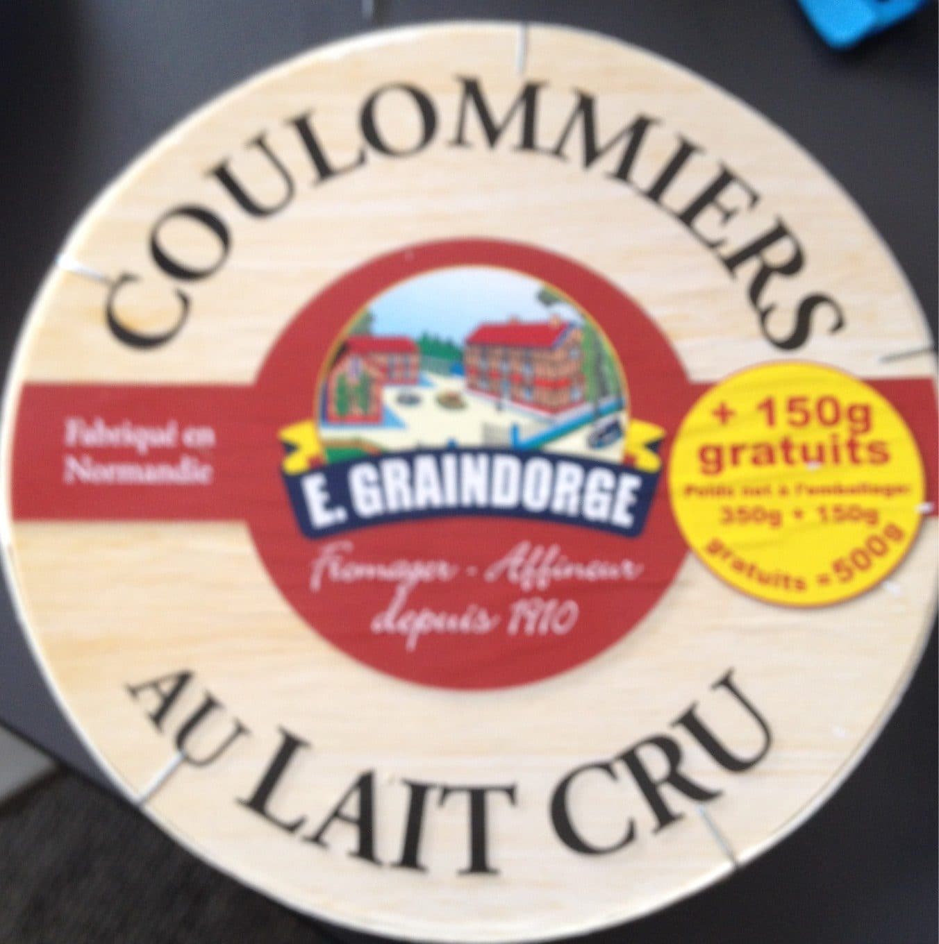 E. Graindorge Coulommiers (23% MG) packshot