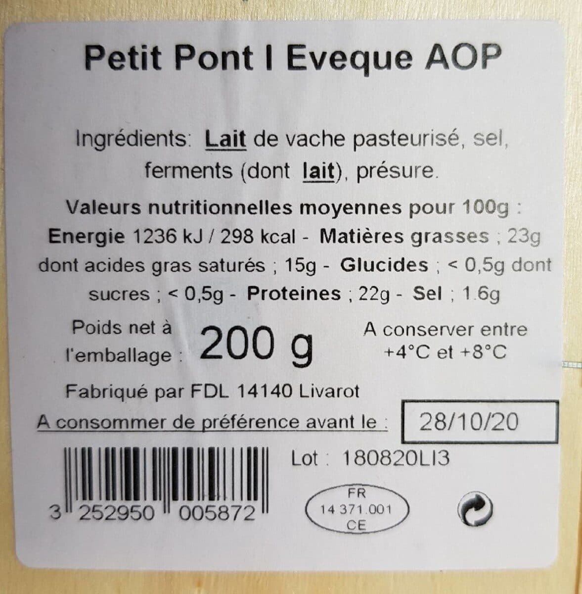 Graindorge Pont-L'évêque AOP packshot