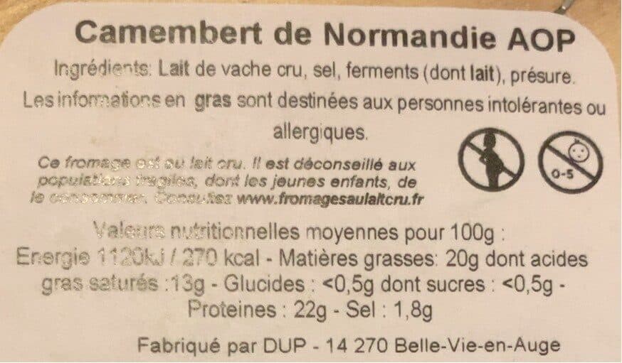 E. Graindorge Camembert de Normandie packshot