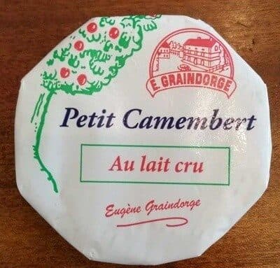 Graindorge Petit Camembert au lait cru (23% MG) packshot