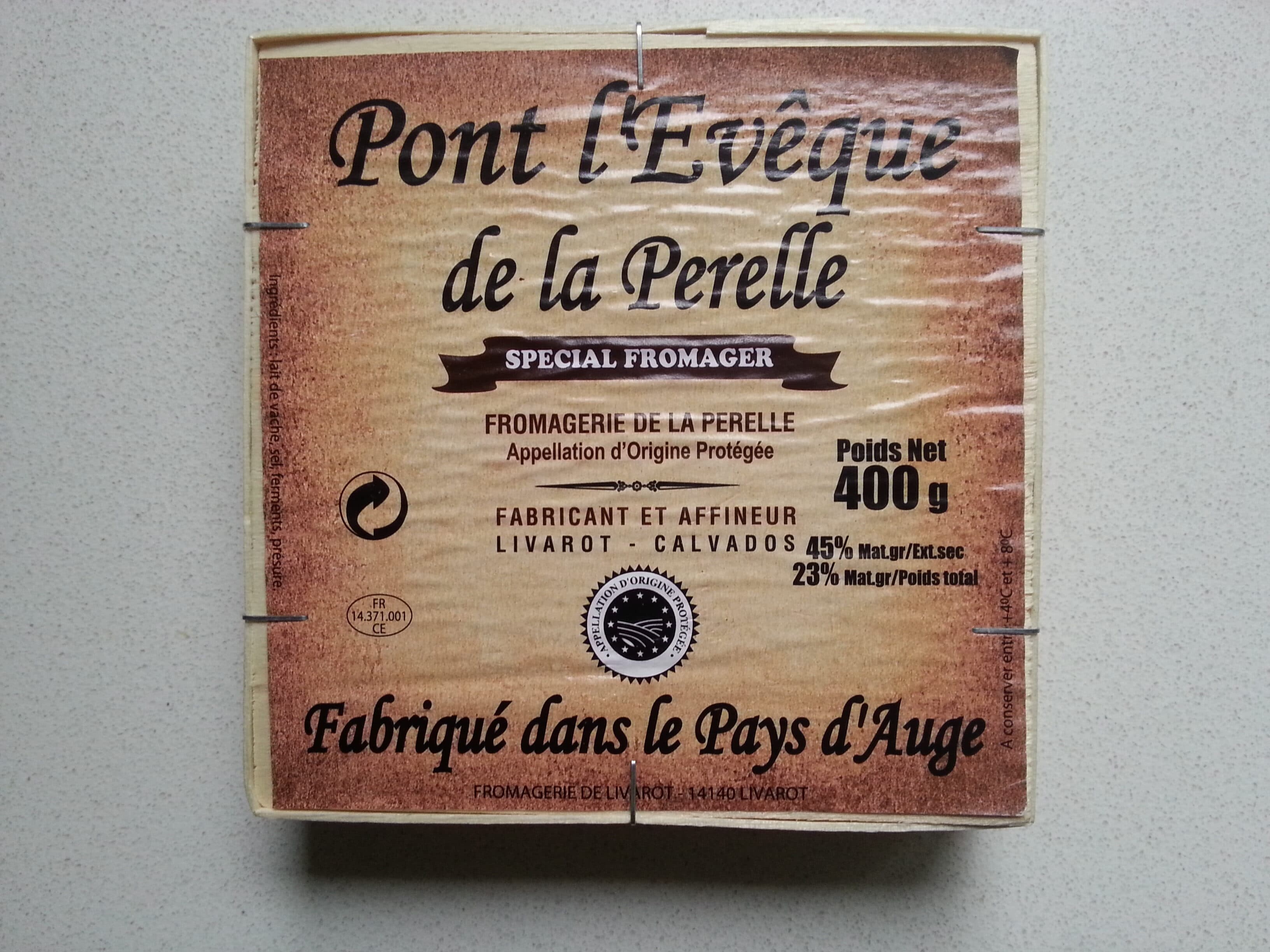Fromagerie de la Perelle Pont l'Évêque de la Perelle spécial fromager (23% MG) packshot