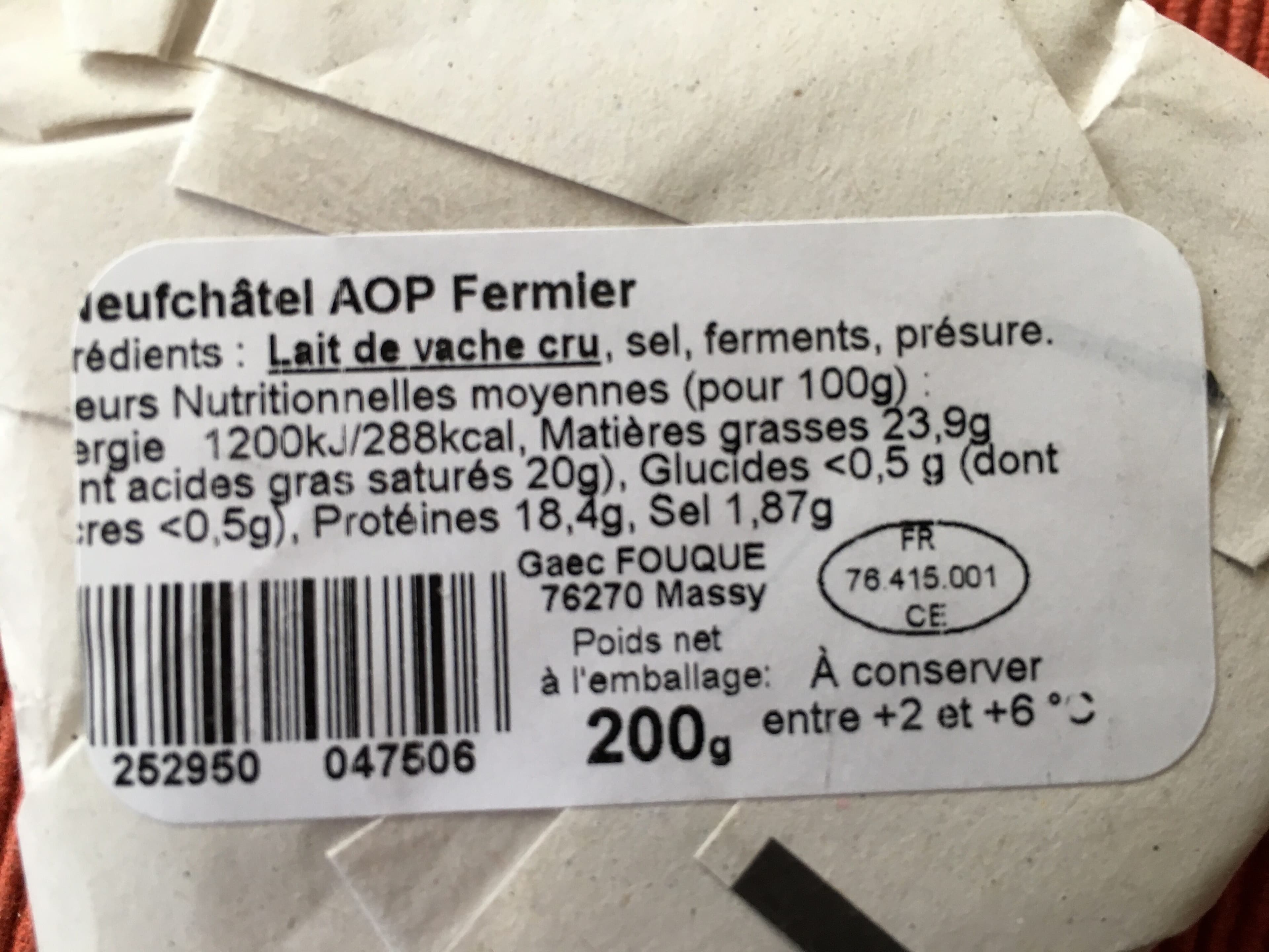Gaec FOUQUE Coeur Neufchatel Graindorge packshot