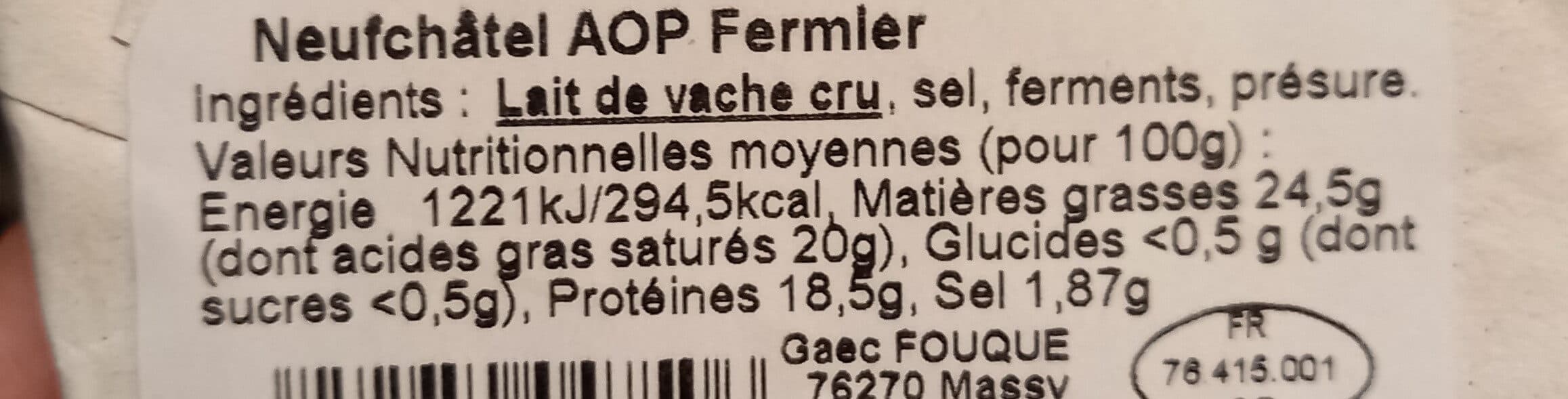 Gaec FOUQUE Coeur Neufchatel Graindorge packshot