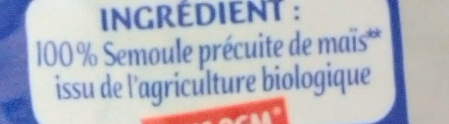 Alpina Savoie Polenta Bio Express Grains Moyens packshot
