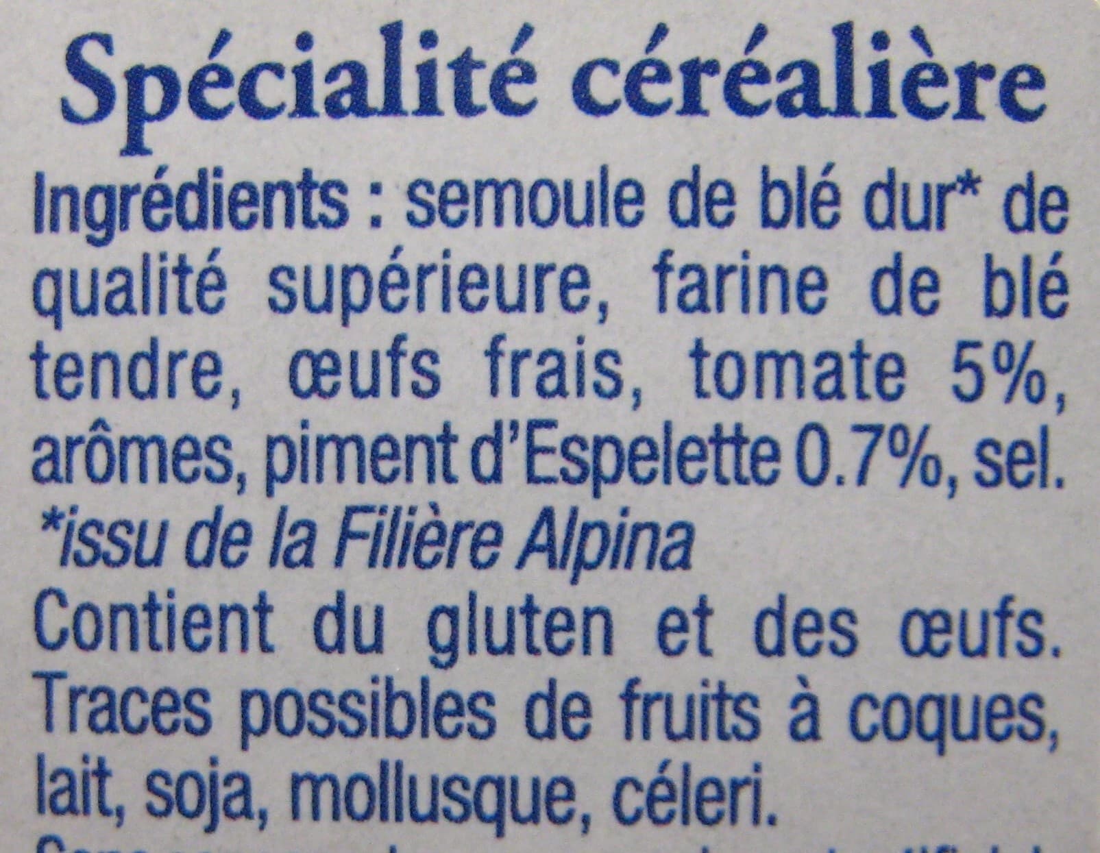 Alpina Les Crozets, Tomate / Piment d'Espelette packshot