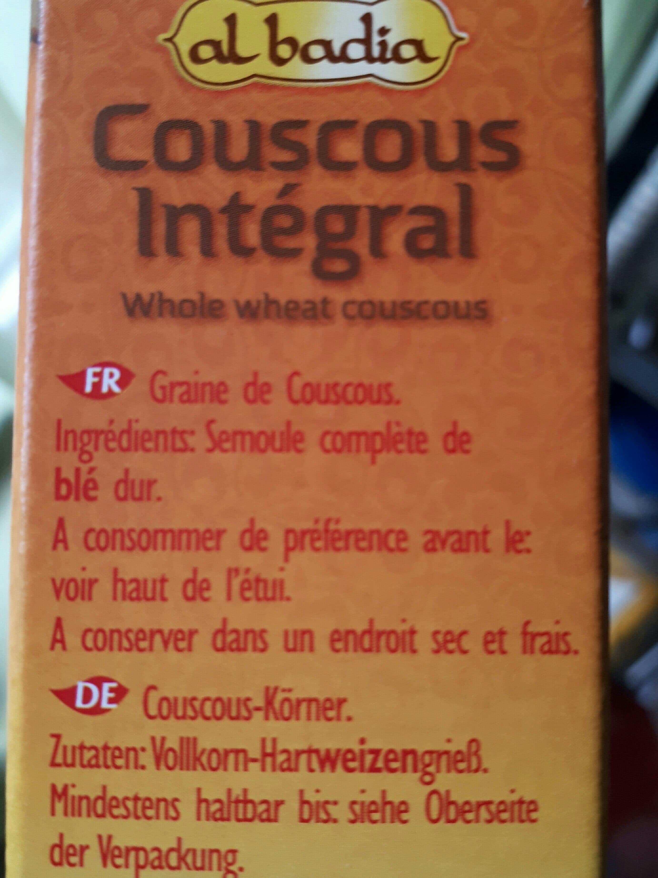 Al Badia Couscous intégral packshot