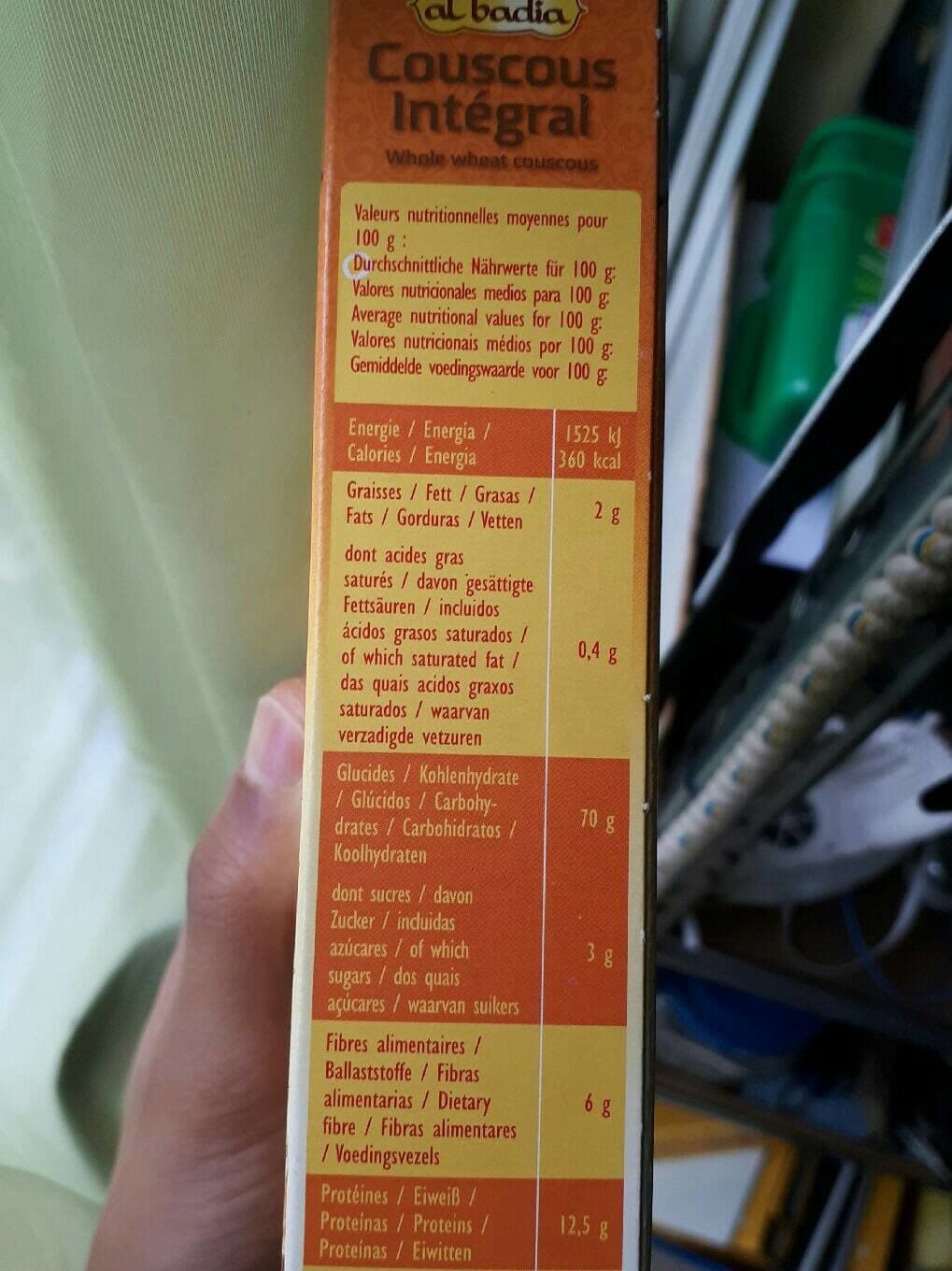 Al Badia Couscous intégral packshot