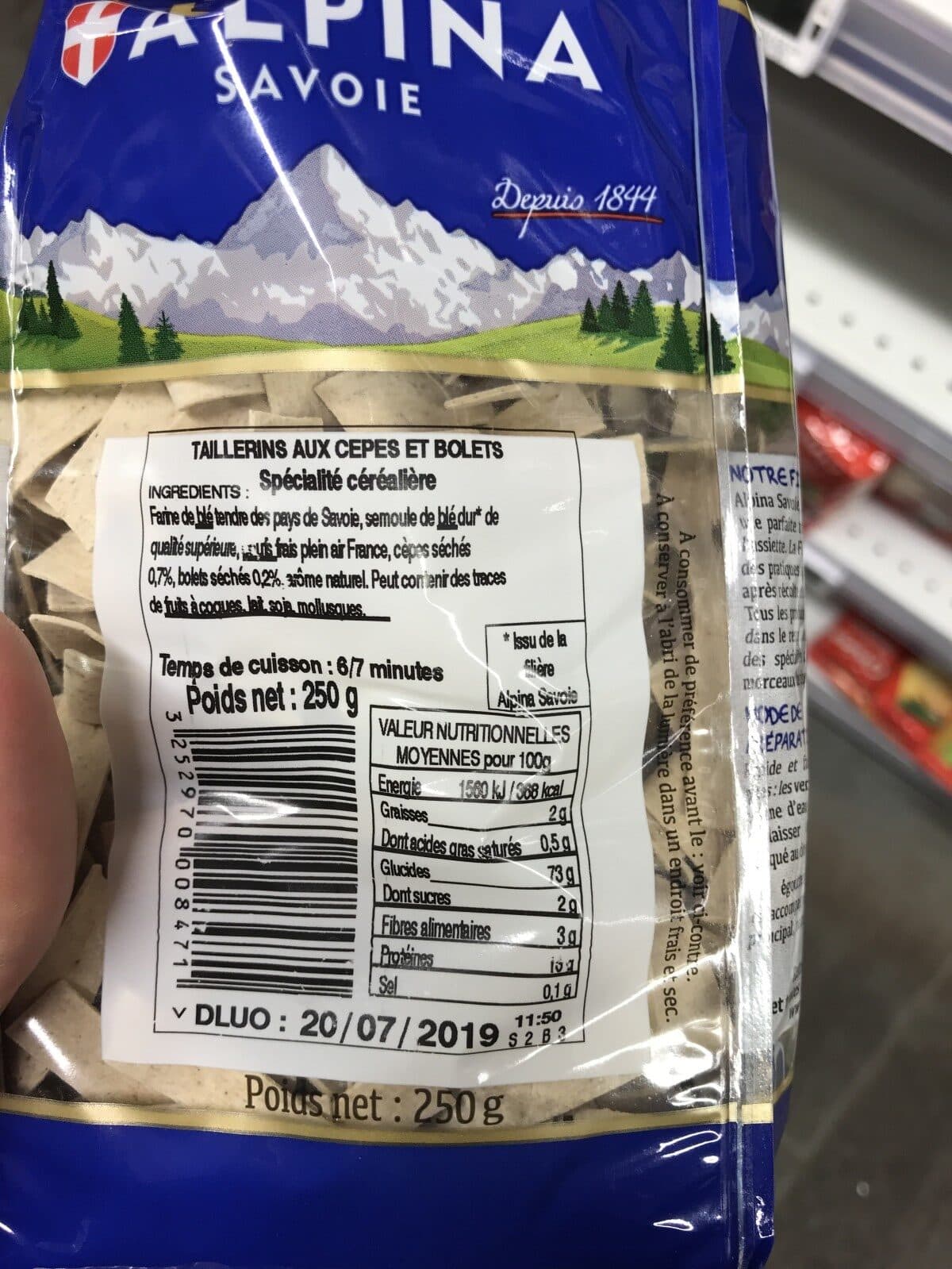 Alpina Les Taillerins aux Cèpes et Bollets à l'ancienne packshot