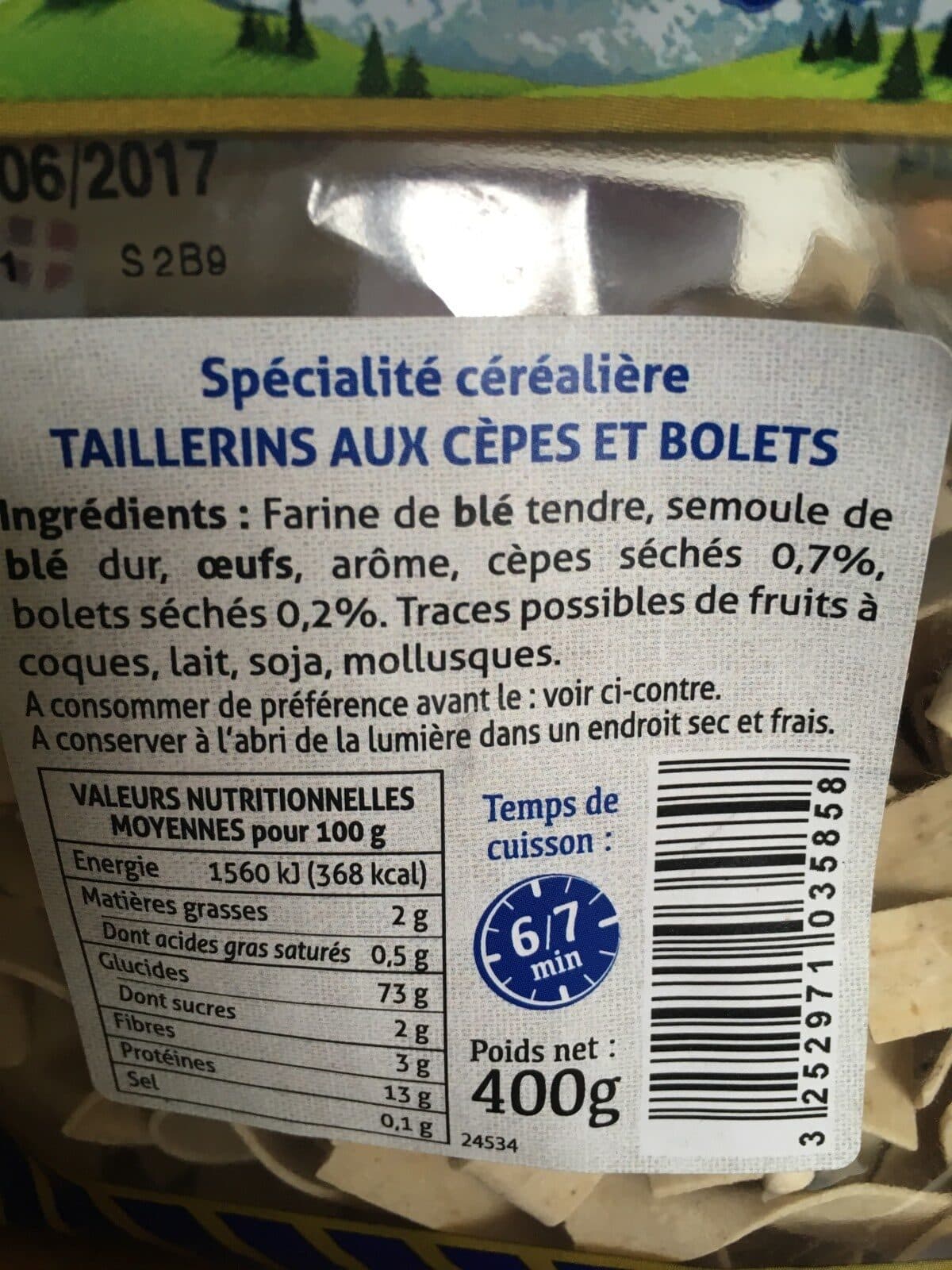 Alpina savoie Taillerins Aux Cepes Et Bolets packshot