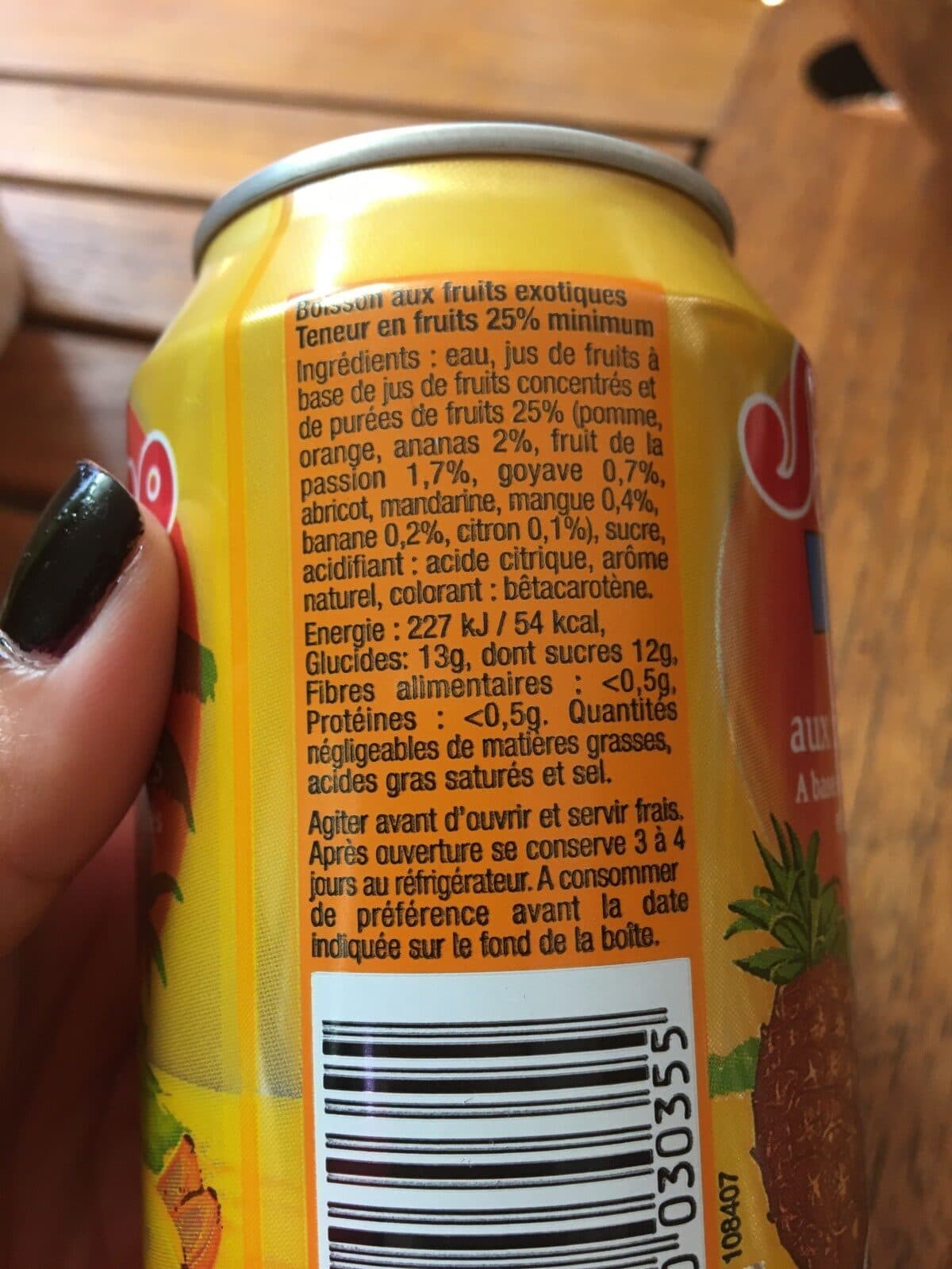 Sambo Tropic - Boisson aux fruits exotiques packshot