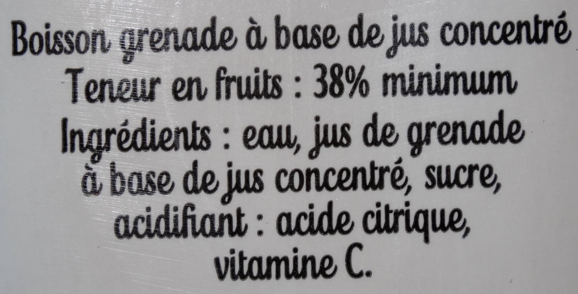 Fruité Superfruits Grenade packshot