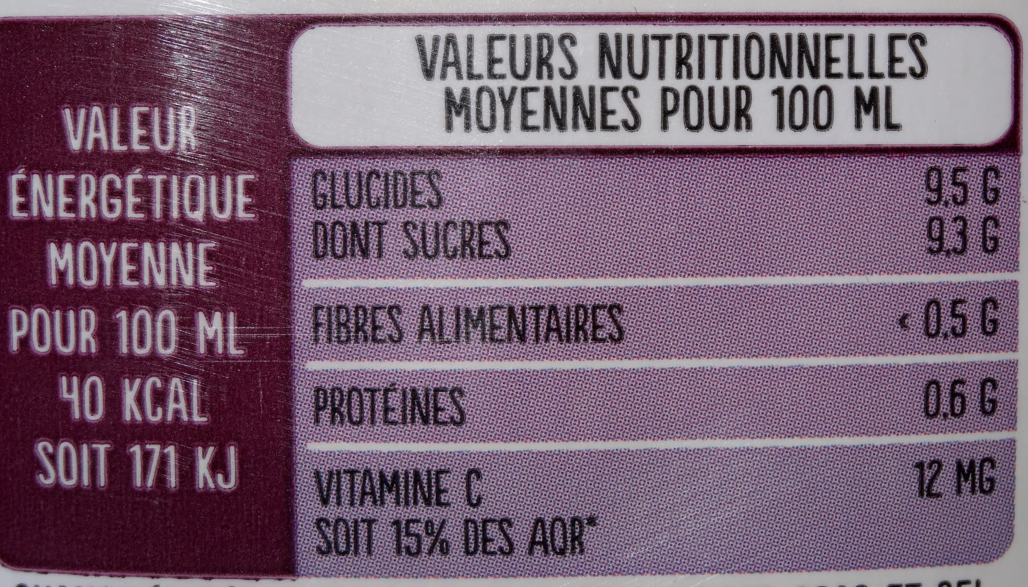 Fruité Superfruits Grenade packshot